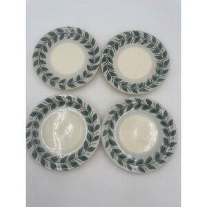 Red Wing Pottery Dinnerware Provincial Ardennes Green Leaves PLATE 1941 6"